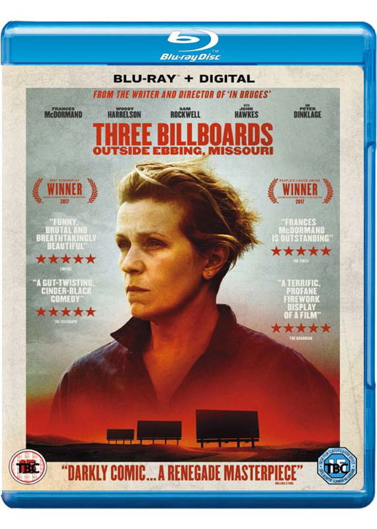 Cover for Martin McDonagh · Three Billboards Outside Ebbing Missouri (Blu-Ray) (2018)