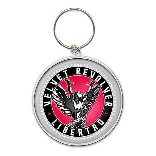 Velvet Revolver Keychain: Circle Logo (Enamel In-fill) - Velvet Revolver - Fanituote - Epic Rights - 5055295302990 - tiistai 21. lokakuuta 2014