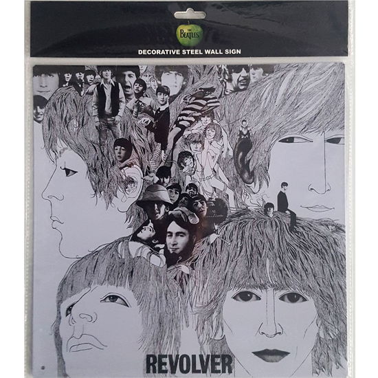 The Beatles Steel Wall Sign: Revolver Album Cover Steel - The Beatles - Produtos - Apple Corps - Accessories - 5055295331990 - 9 de dezembro de 2014