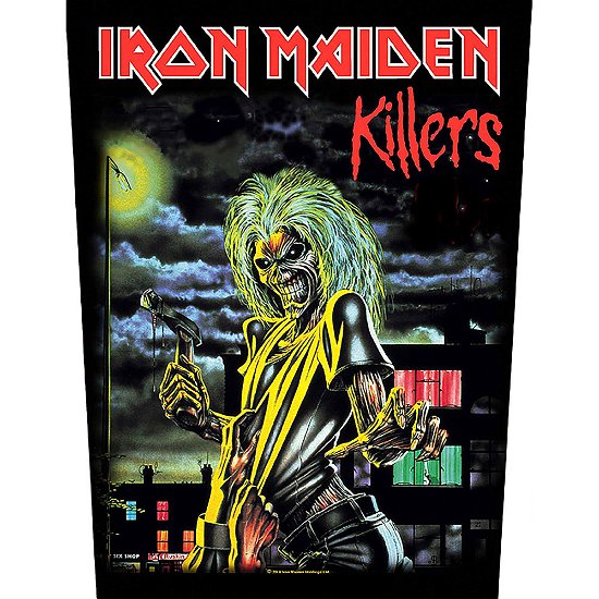 Iron Maiden Back Patch: Killers - Iron Maiden - Produtos - PHM - 5055339725990 - 19 de agosto de 2019