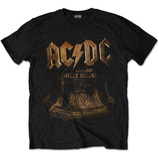 AC/DC Unisex T-Shirt: Brass Bells - AC/DC - Produtos - Perryscope - 5055979972990 - 