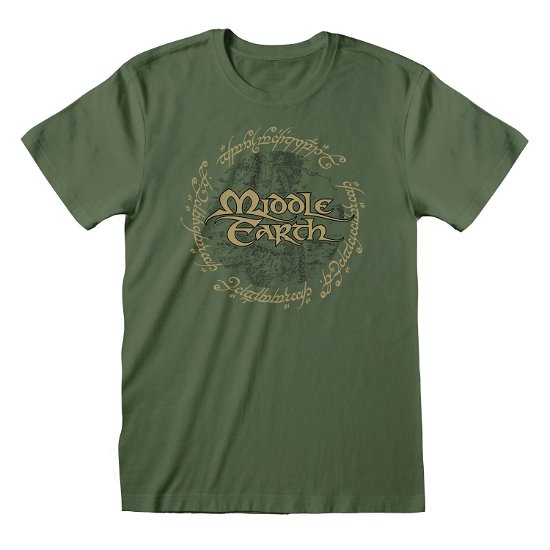 Middle Earth (T-Shirt Unisex Tg. L) - Lord Of The Rings - Koopwaar -  - 5056463461990 - 