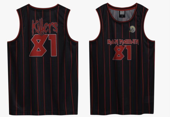 Iron Maiden Killer Black Basketball Jersey Xxx Large - Iron Maiden - Produtos - AMPLIFIED - 5056770035990 - 8 de abril de 2025