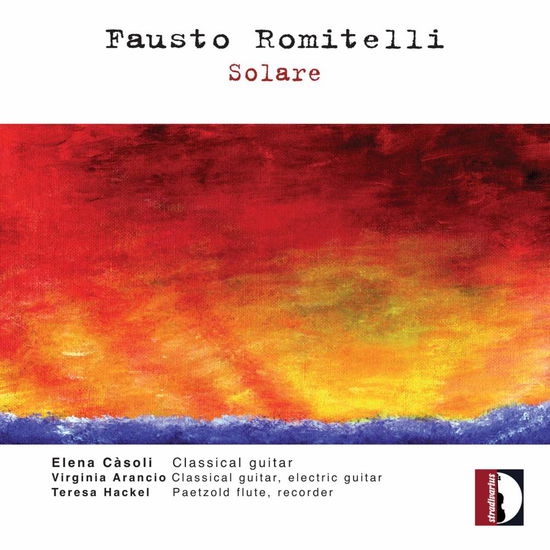 Cover for Romitelli / Casoli / Hackel · Solare (CD) (2019)