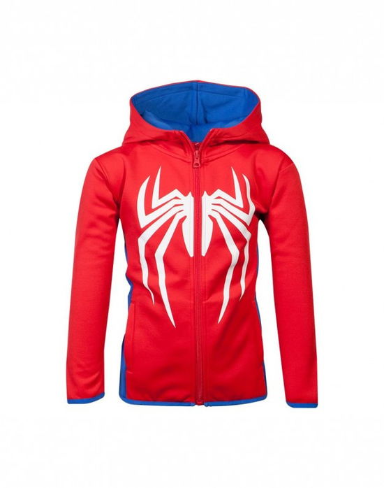 Marvel: Spiderman Teq Red (Felpa Con Cappuccio Bambino 98/104) - Sweat - Other -  - 8718526308990 - October 1, 2019