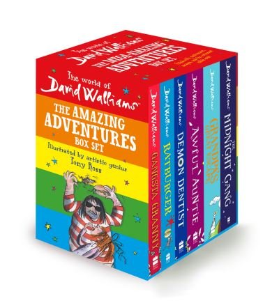 Cover for David Walliams · The World of David Walliams: The Amazing Adventures Box Set: Gangsta Granny; Ratburger; Demon Dentist; Awful Auntie; Grandpa’s Great Escape; the Midnight Gang (Book) (2020)
