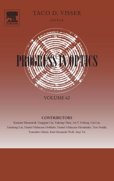 Cover for Taco Visser · Progress in Optics (Hardcover Book) (2017)