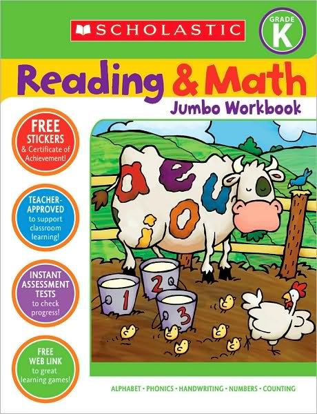 Cover for Not Available (Na) · Reading &amp; Math Jumbo Workbook Bycooper (Taschenbuch) (2005)