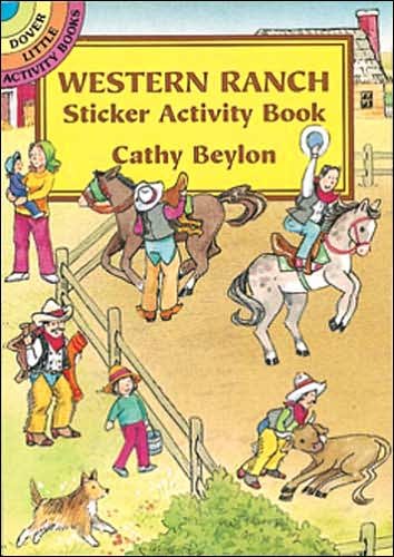 Cover for Cathy Beylon · Western Ranch Sticker Activity Book - Dover Little Activity Books (Pocketbok) (1998)