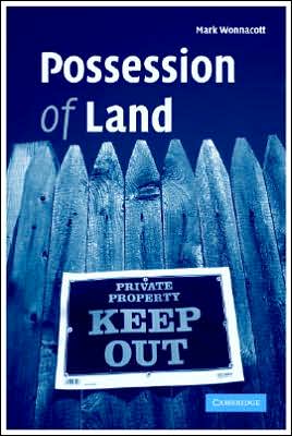 Cover for Wonnacott, Mark (Maitland Chambers) · Possession of Land (Hardcover Book) (2006)