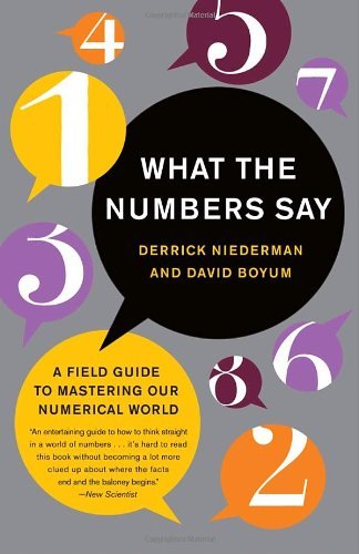 Cover for Derrick Niederman · What the Numbers Say: A Field Guide to Mastering Our Numerical World (Paperback Book) [Reprint edition] (2004)