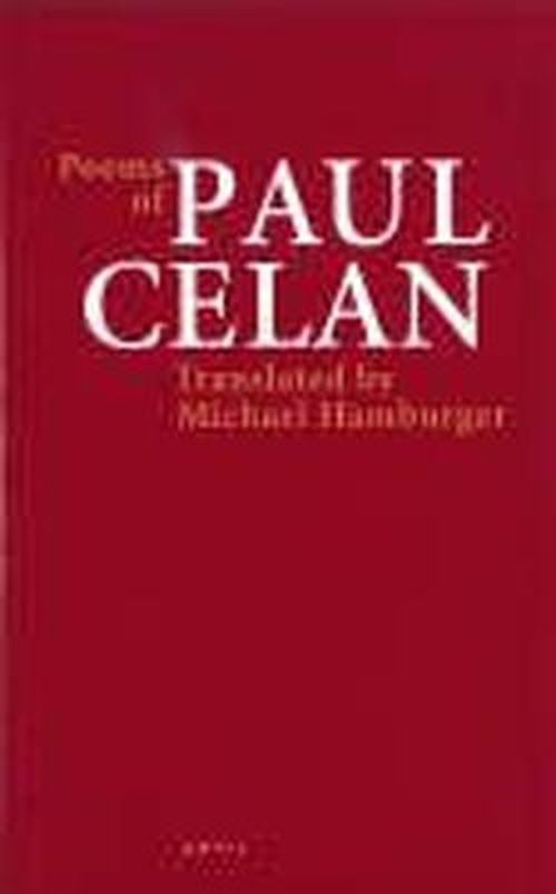 Poems of Paul Celan - Paul Celan - Books - Carcanet Press Ltd - 9780856463990 - March 31, 1997