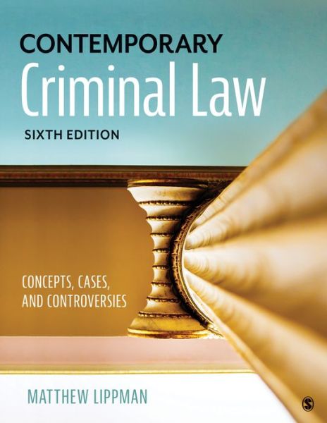 Cover for Matthew Lippman · Contemporary Criminal Law (Paperback Book) (2022)