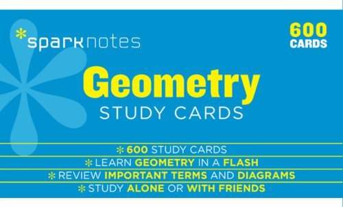 Cover for Sparknotes · Geometry - Sparknotes Study Cards (Flashcards) [Crds Stu edition] (2014)