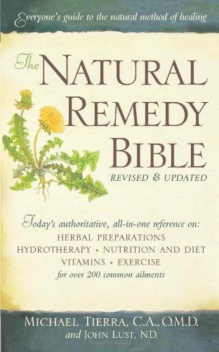 The Natural Remedy Bible - Michael Tierra - Bøger - Gallery Books - 9781416592990 - 31. januar 2008
