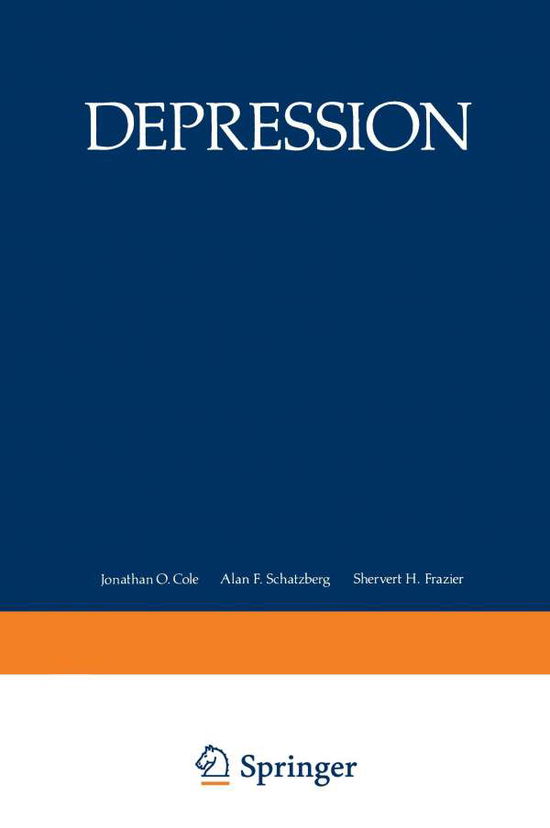 Depression: Biology, Psychodynamics, and Treatment - J Cole - Livres - Springer-Verlag New York Inc. - 9781468423990 - 19 mars 2012