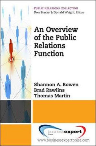 Cover for Shannon A. Bowen · An Overview of the Public Relations Function (Paperback Book) (2010)