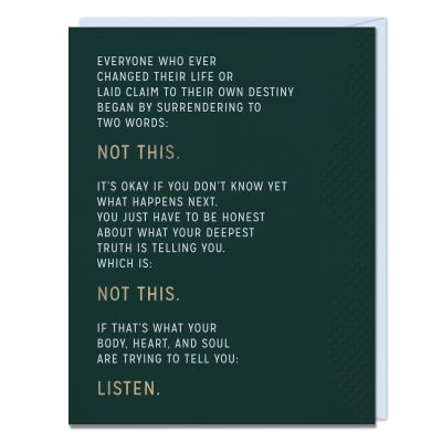 Cover for Elizabeth Gilbert · 6-Pack Elizabeth Gilbert Not This Card (Flashcards) (2020)