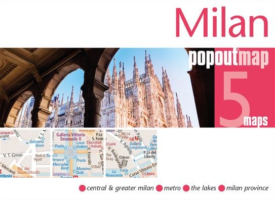Cover for Popout Maps · Milan PopOut Map - PopOut Maps (Map) (2022)