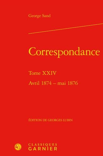 Cover for George Sand · Correspondance (Innbunden bok) (2020)