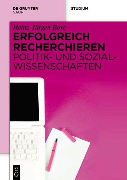 Cover for Heinz-j Rgen Bove · Erfolgreich Recherchieren - Politik- Und Sozialwissenschaften (Paperback Book) [German edition] (2012)