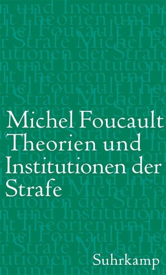Cover for Foucault · Foucault:theorien Und Institutionen Der (Buch)