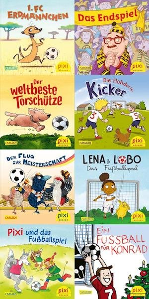 Pixi-8er-Set 285: Pixi und seine Fußball-Freunde (8x1 Exemplar) - V/A - Livres - Carlsen - 9783551044990 - 22 octobre 2022