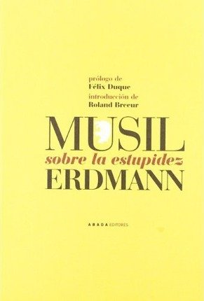 Cover for Robert Musil · Sobre La Estupidez (Pocketbok) (2007)