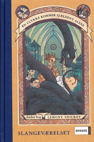 Cover for Lemony Snicket · Én ulykke kommer sjældent alene, 2. bog: Slangeværelset (Bound Book) [1st edition] [Indbundet] (2004)