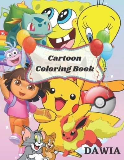 Cover for Dawia Bouterha · Cartoon Coloring Book (Paperback Bog) (2021)