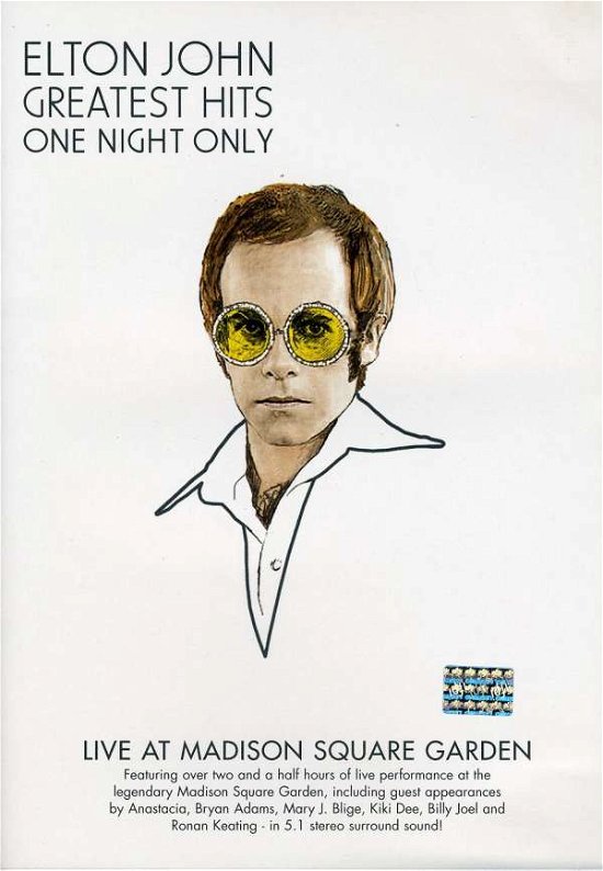 Cover for Elton John · Greatest Hits One Night Only (DVD) (2003)