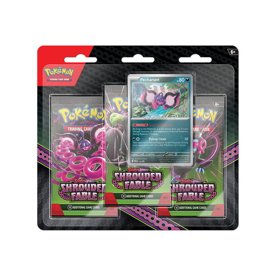 Cover for PokÃ©mon · Sv6.5 Shrouded Fable Blister 3 Pack (pok87999) (Toys)