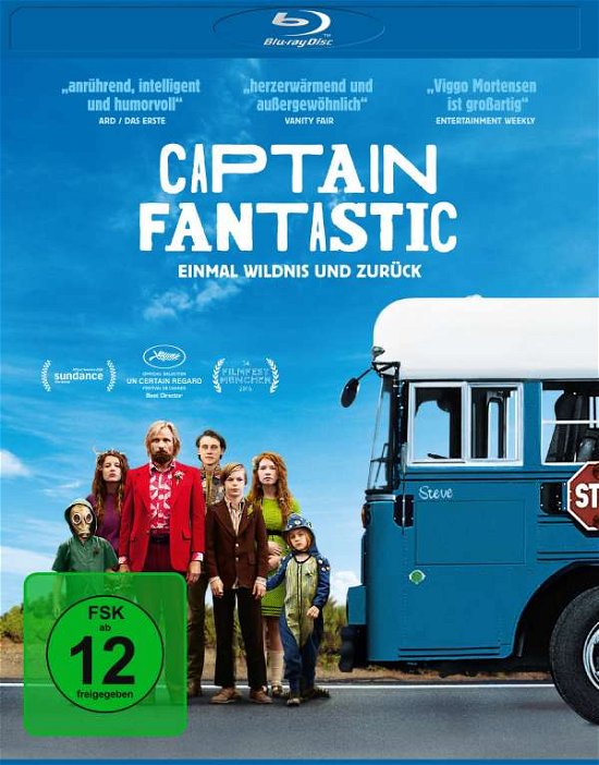Cover for Captain Fantastic · Captain Fantastic - Einmal Wildnis Und Zurück BD (Blu-ray) (2016)