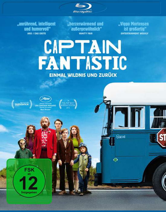 Cover for Captain Fantastic - Einmal Wildnis Und Zurück BD (Blu-ray) (2016)