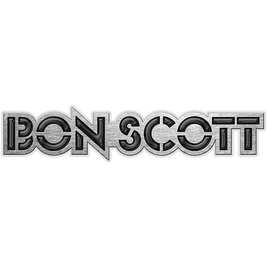 Bon Scott Pin Badge: Logo (Enamel In-Fill) - Bon Scott - Produtos -  - 5056365706991 - 
