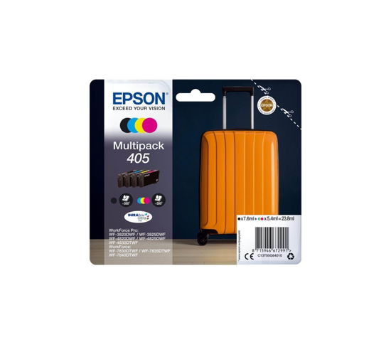 4 EPSON 405 / T05G6 schwarz, cyan, magenta, gelb T - Epson - Merchandise - Epson - 8715946672991 - 