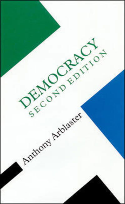 Cover for Anthony Arblaster · Democracy - Concepts in the Social Sciences (Paperback Book) [2 Revised edition] (1994)