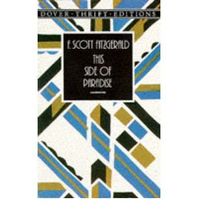 Cover for F. Scott Fitzgerald · This Side of Paradise - Thrift Editions (Paperback Bog) [New edition] (2000)