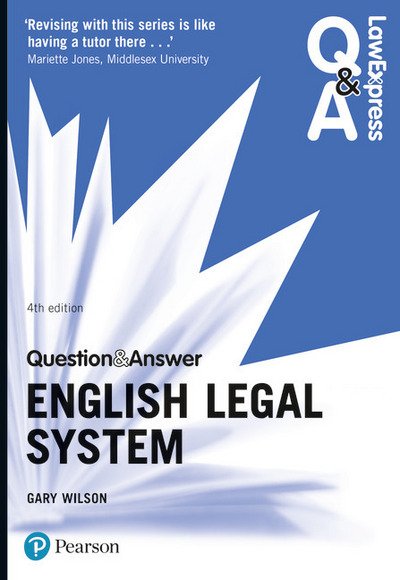 Cover for Gary Wilson · Law Express Question and Answer: English Legal System - Law Express Questions &amp; Answers (Taschenbuch) (2017)