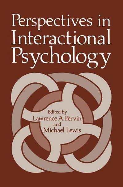 Cover for Lawrence a Pervin · Perspectives in Interactional Psychology (Paperback Book) [1978 edition] (2011)