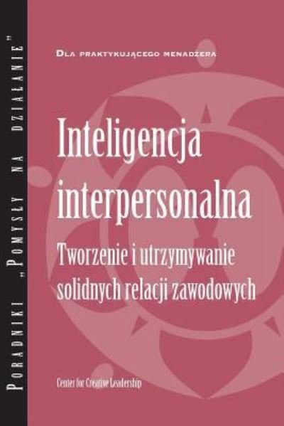 Cover for Center for Creative Leadership · Interpersonal Savvy (Pocketbok) (2018)