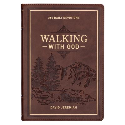 Cover for Christian Art Gifts Inc. · Devotional Walking with God Large Print (Book) (2021)