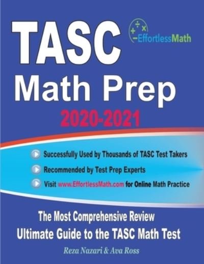 Cover for Ava Ross · TASC Math Prep 2020-2021 (Paperback Book) (2020)