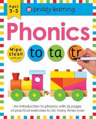 Phonics - Wipe Clean Workbooks - Roger Priddy - Książki - Priddy Books - 9781783415991 - 15 maja 2017