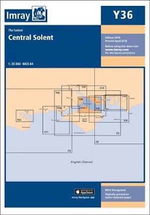 Imray Chart Y36: Central Solent - Y Series - Imray Laurie Norie & Wilson Ltd - Książki - Imray, Laurie, Norie & Wilson Ltd - 9781846239991 - 1 maja 2018