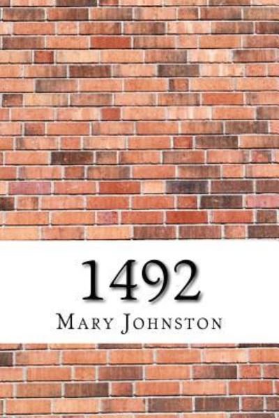 Cover for Mary Johnston · 1492 (Taschenbuch) (2017)