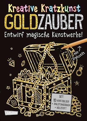 Cover for Anton Poitier · Kratzbilder für Kinder: Kreative Kratzkunst: Goldzauber (Book) (2024)