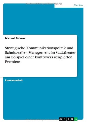 Cover for Birkner · Strategische Kommunikationspoli (Book) [German edition] (2012)