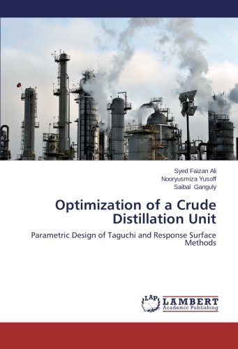 Cover for Saibal Ganguly · Optimization of a Crude Distillation Unit: Parametric Design of Taguchi and Response Surface Methods (Paperback Bog) (2014)