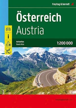 Austria Road Atlas 1:200,000 - Freytag Berndt - Livros - Freytag-Berndt - 9783707921991 - 1 de novembro de 2022